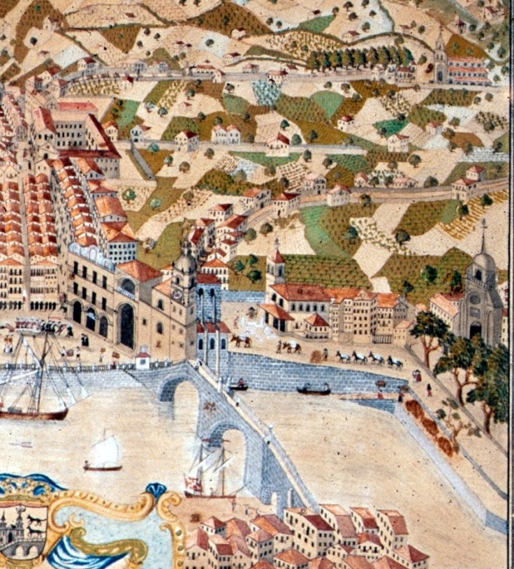 Bilbao,mitad del siglo XVIII de Francisco Antonio Richter.