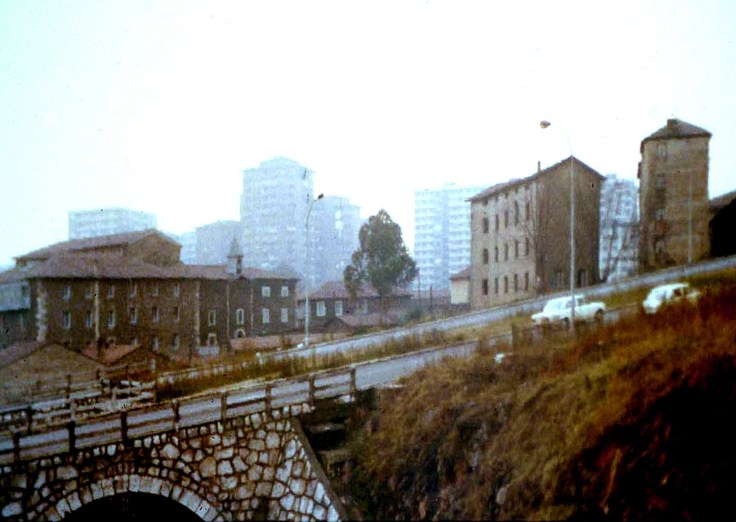 Convento del Refugio (En primer plano lo que hoy es Calle Txomin Garat)