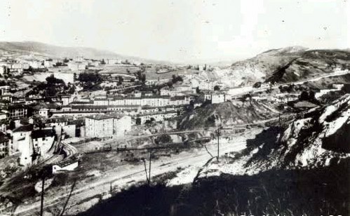 La Encarnación, Ollerías y Santutxu al fondo