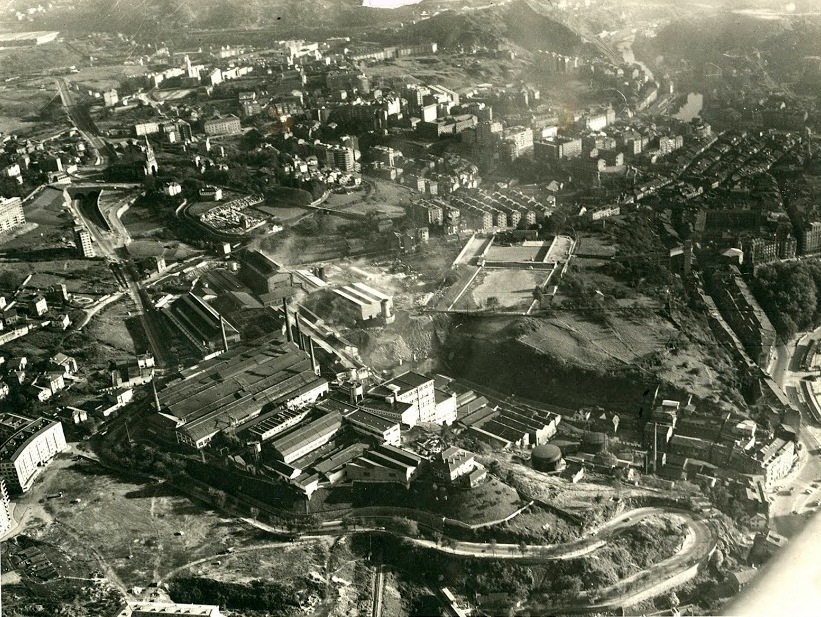 Vista aerea Begoña 5 Fábrica de Etxebarria