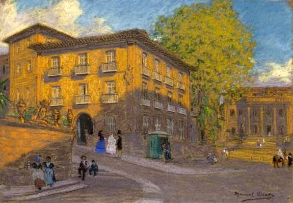 Casa de Victoria de Lecea. Esquina de Zabalbide con plazuela de los Santos Juanes. Obra de Manuel Losada y Pérez de Nenín. Primer tercio de siglo XX.