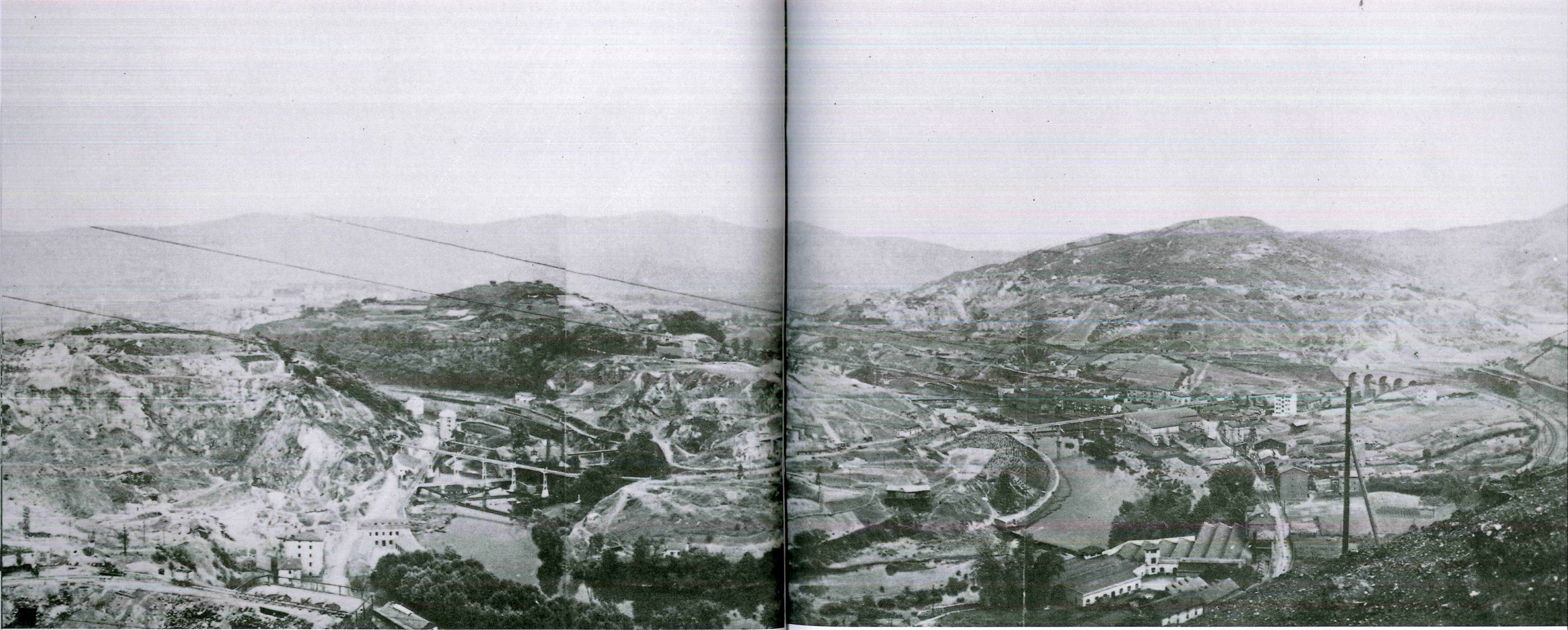 Etxebarri y Atxuri desde las minas