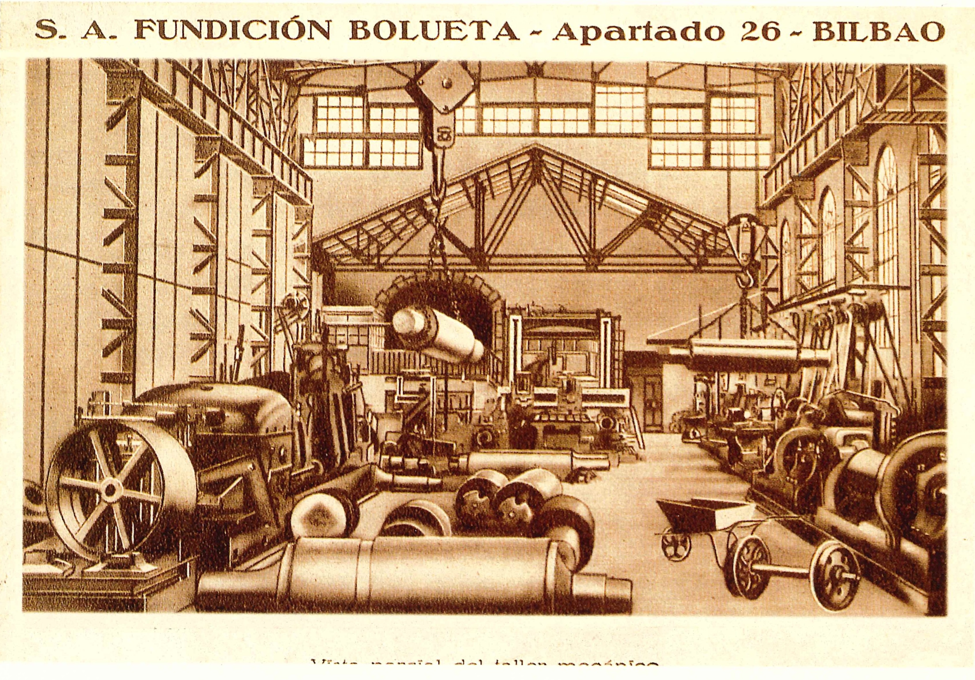 Anuncio de la fábrica