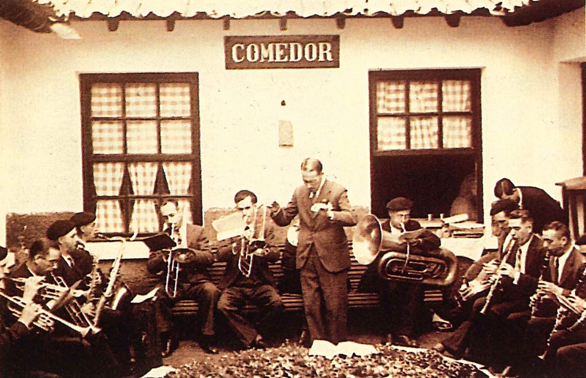 Banda de Bilbao en la celebración de Santa Ana