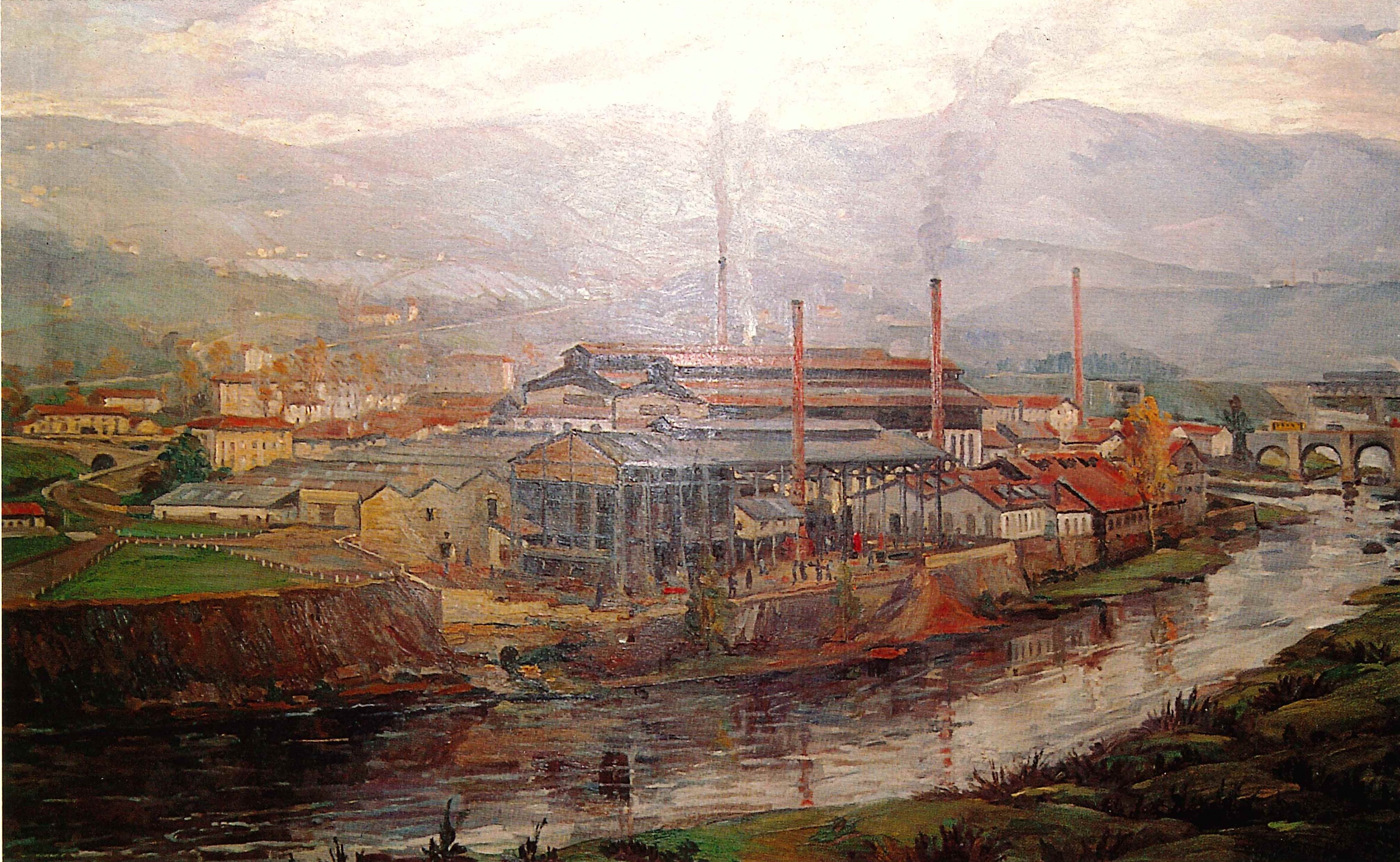 Óleo de Santa Ana después de la guerra civil