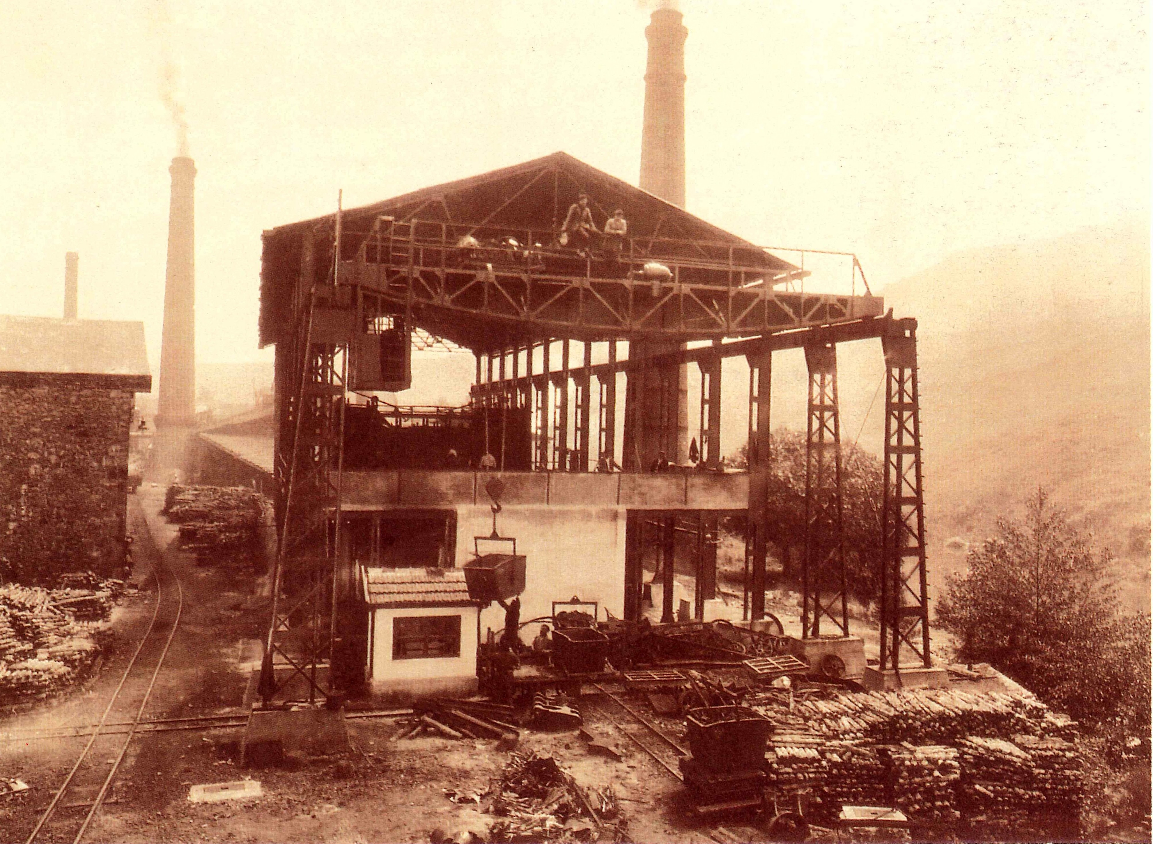 Construcción de un horno Martin-Siemens 1901