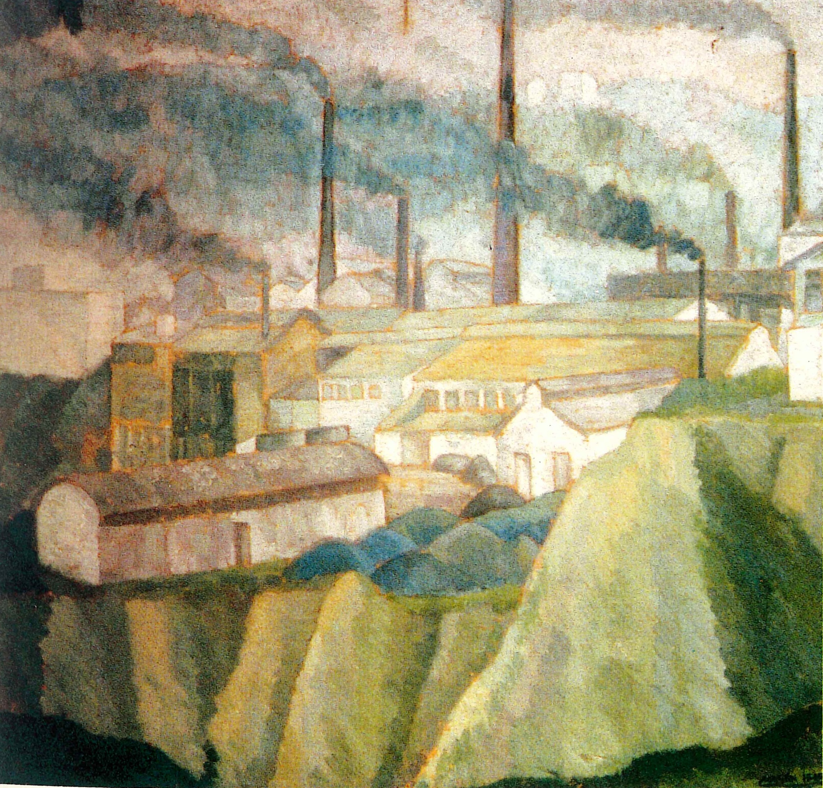 Interpretación de la fábrica por Agustín Ibarrola