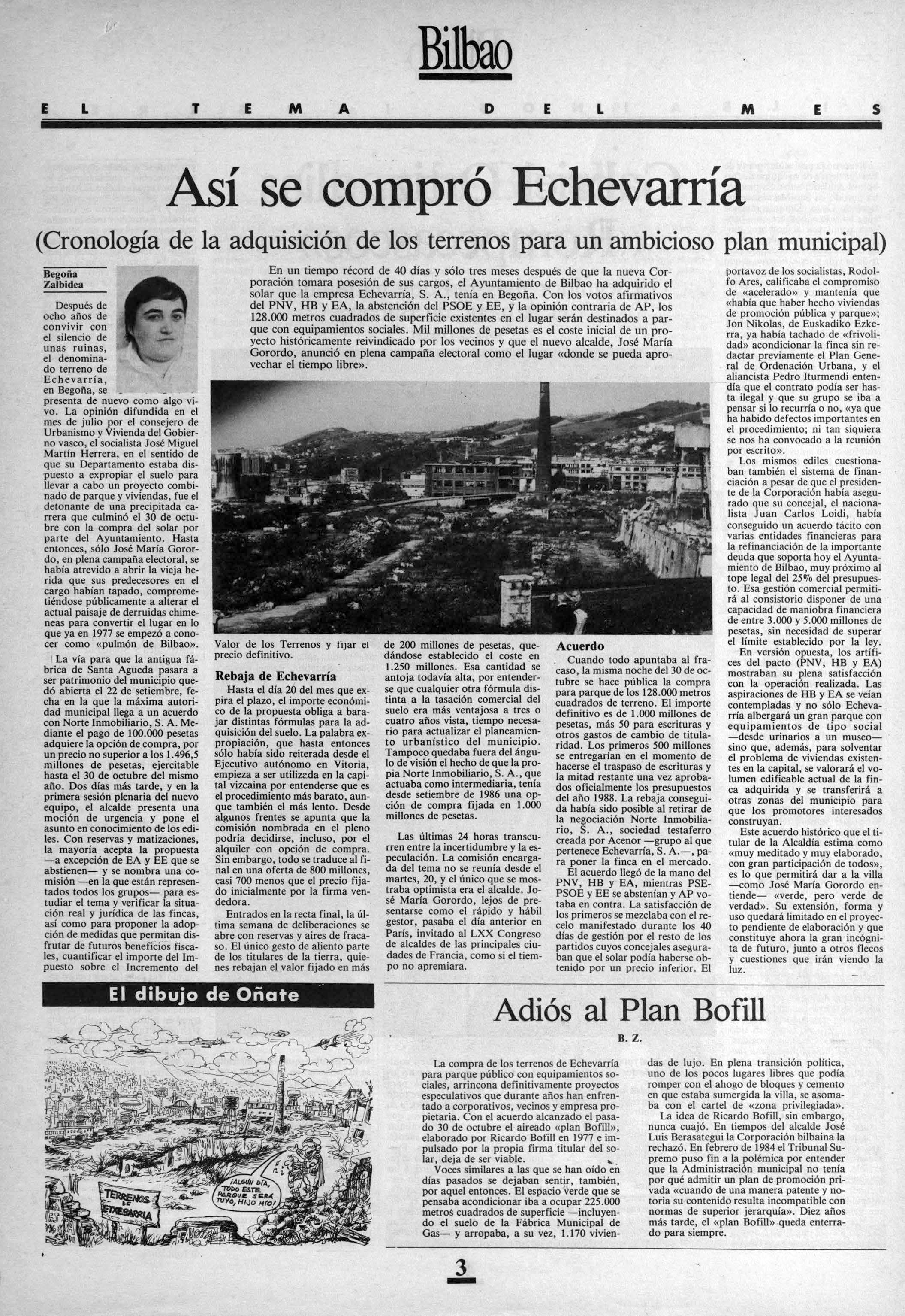 Así se compró Echevarria