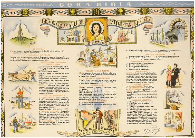 Cincuentenario de la Coronación de la Virgen de Begoña 1949