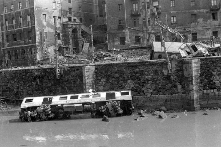 Las inundaciones de 1983 afectaron gravemente a la estación