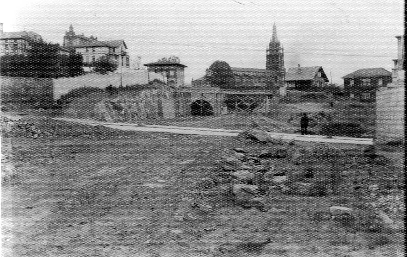 apertura de la Avenida Zumalacarregui y del Túnel de Begoña de Bilbao. década 1950. Estanislao de las Heras. Bilboko Udal Artxiboa
