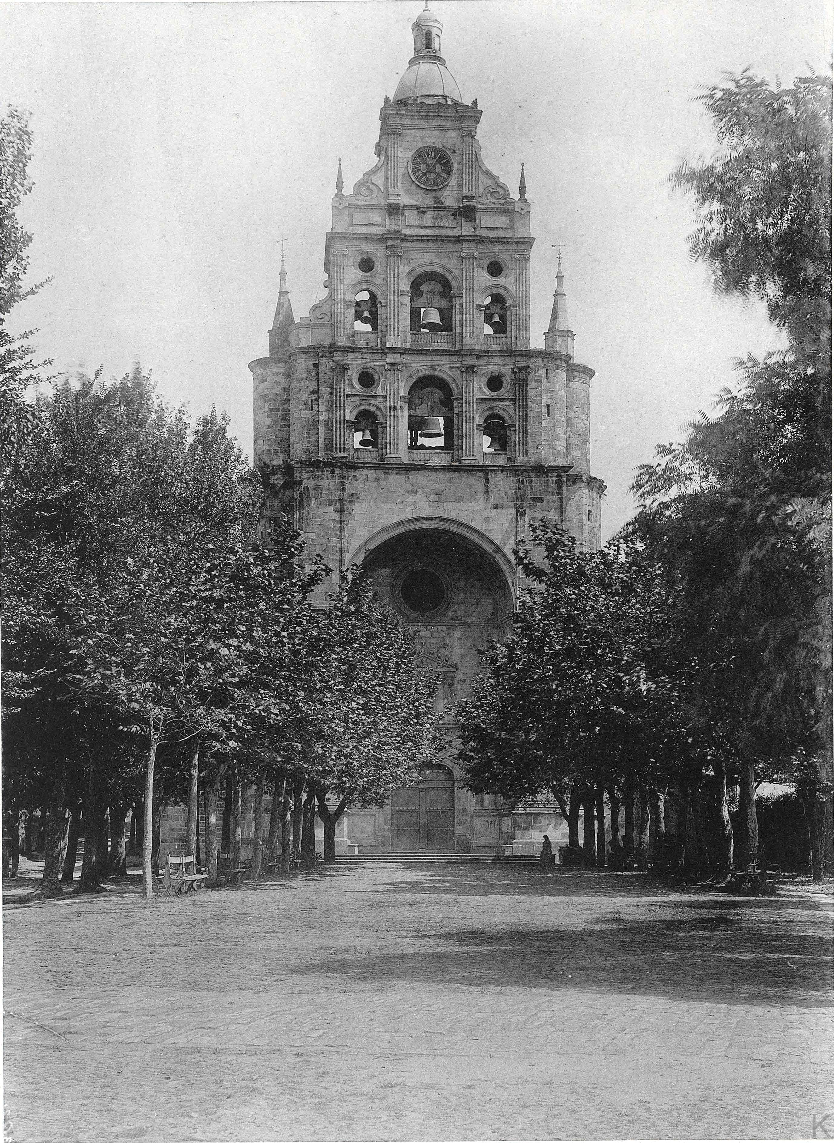 Bilbao, la Iglesia de Begoña 1891 . Hauser y Menet (Madrid)