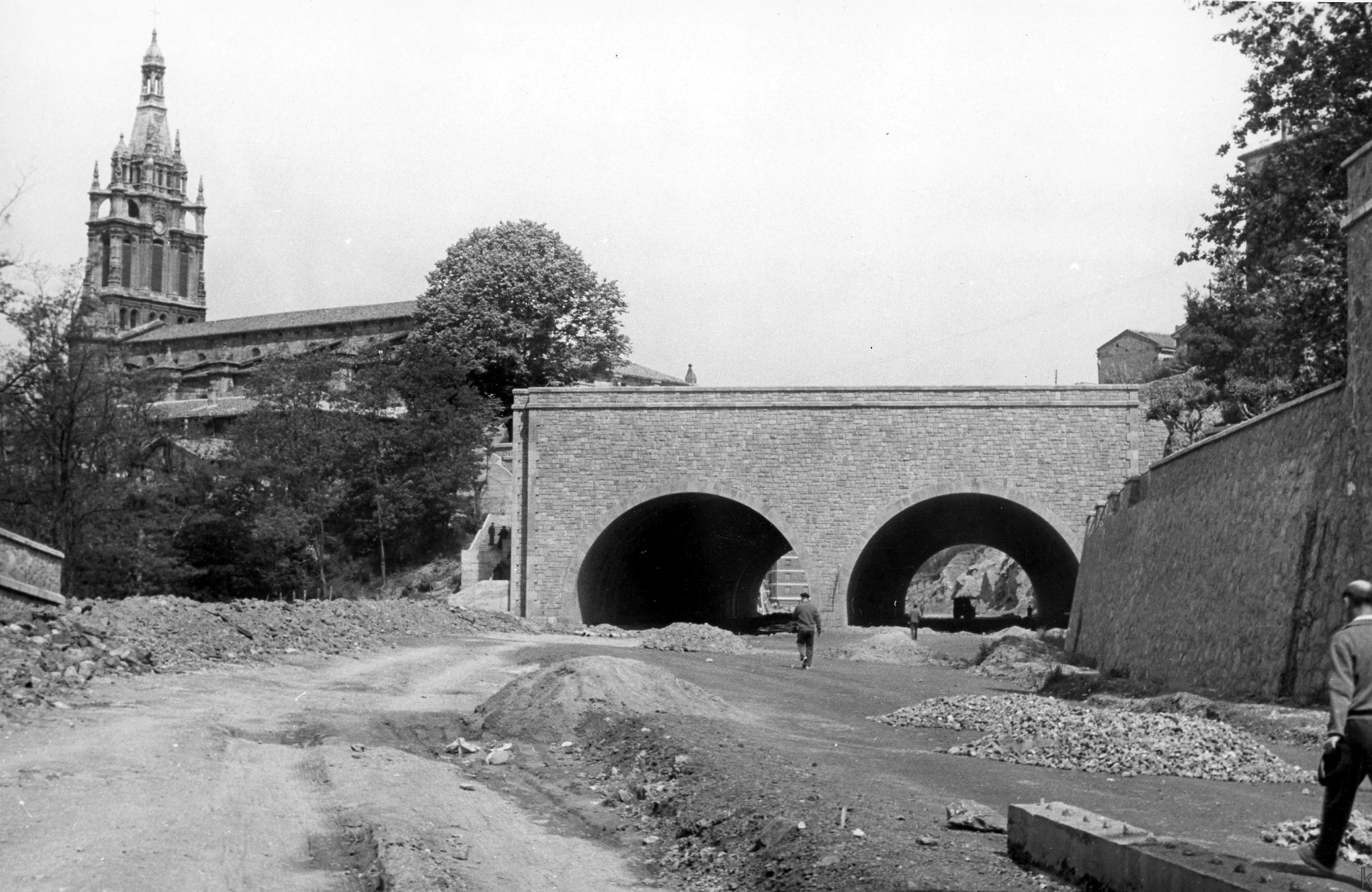 Túneles de Begoña de Bilbao.. Ca. 1960 Bilboko Udal Artxiboa