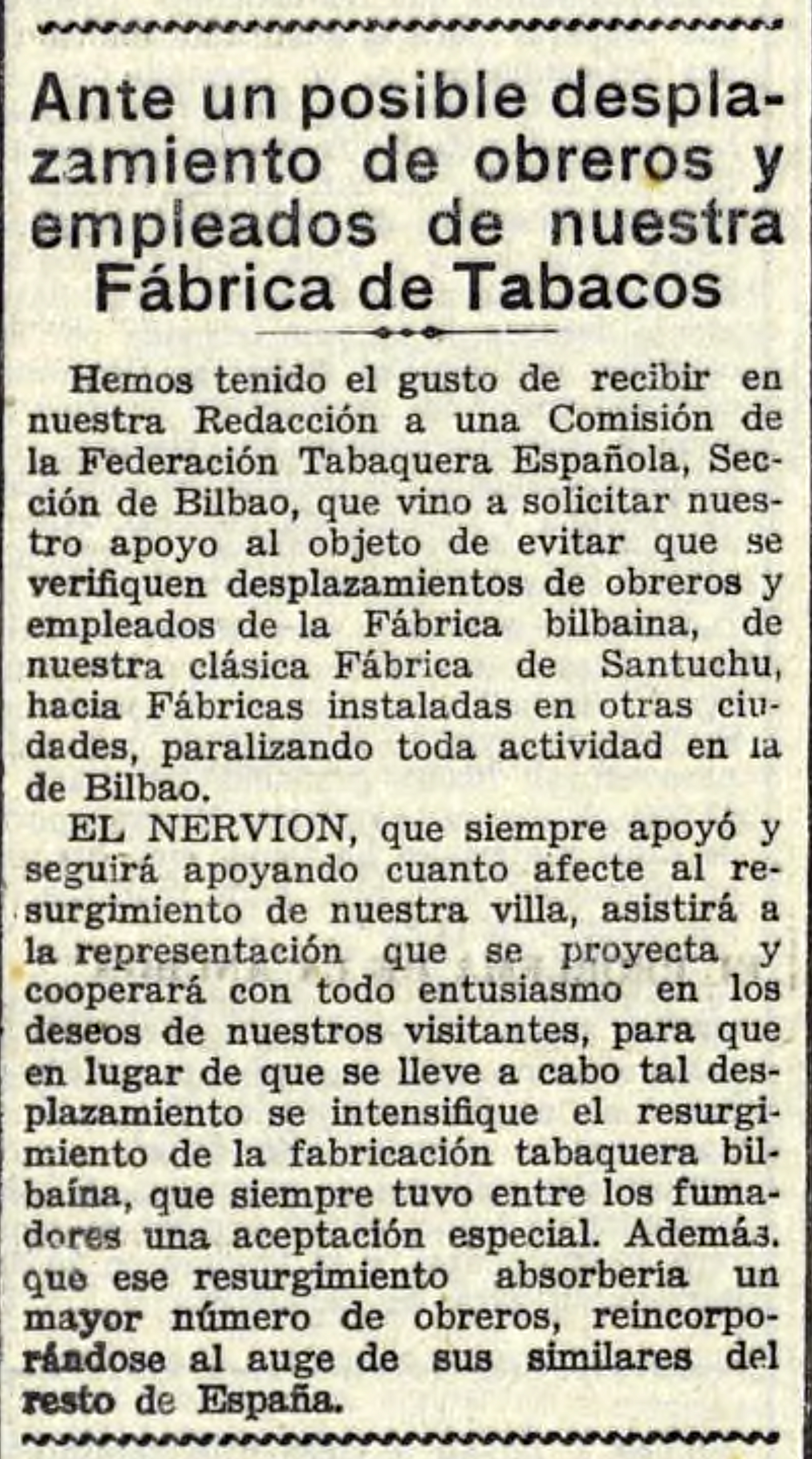 Ante un posible desplazamiento de obreros El Nervión 15-4-1936-2.tiff