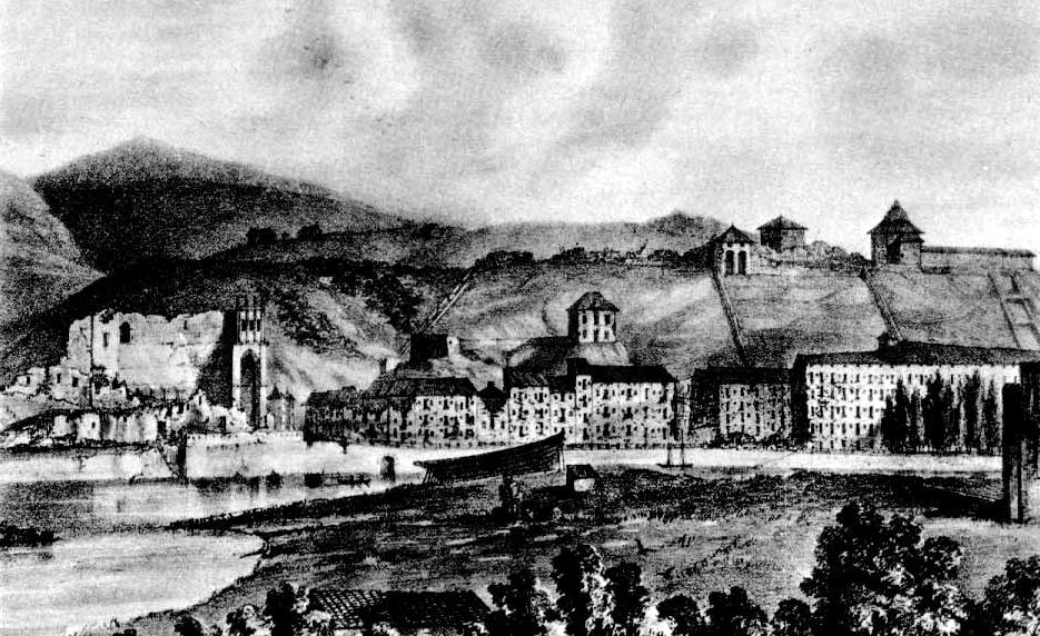 Playa Ripa ruinas S.Agustín al fondo Mallona