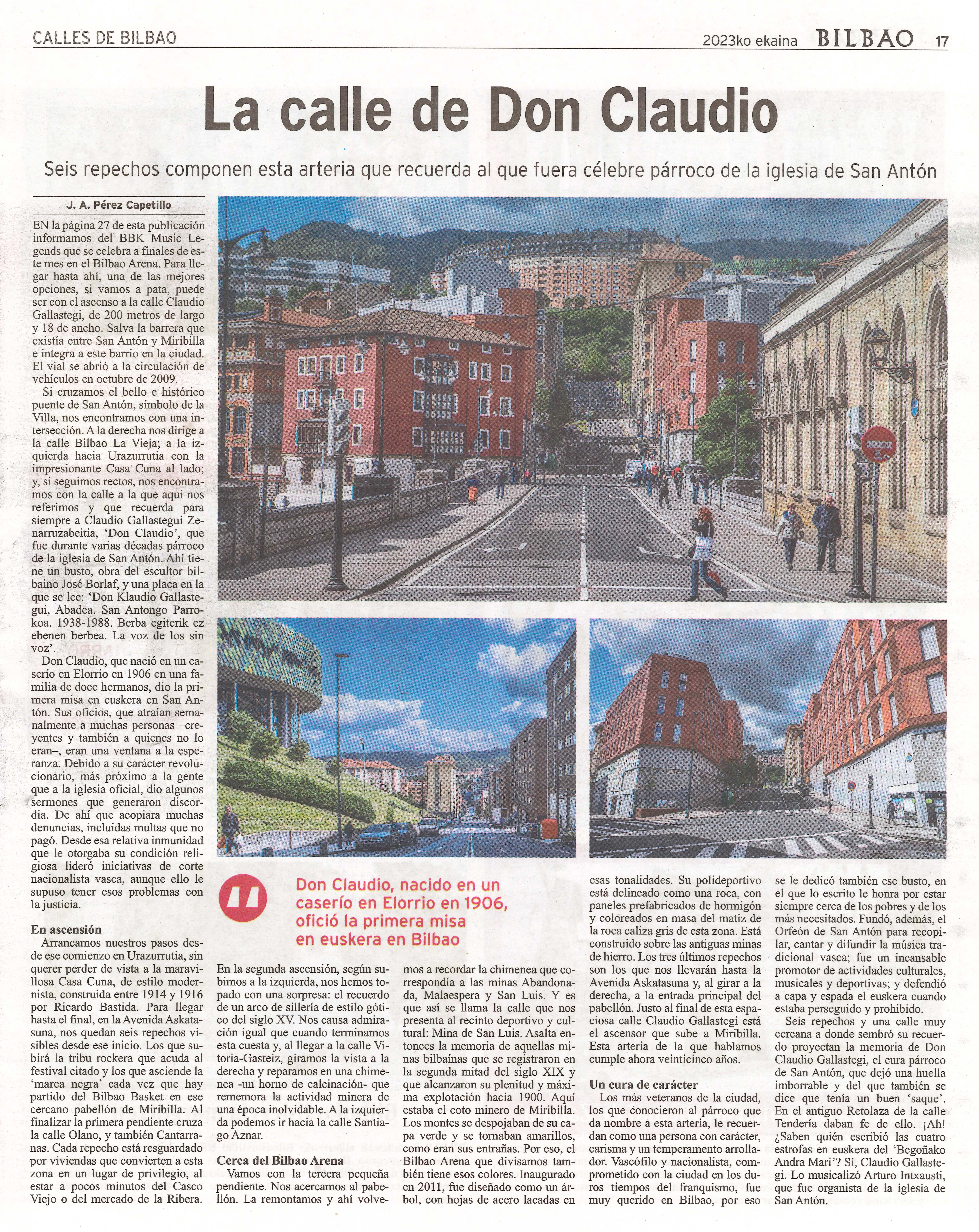Periódico Bilbao. Junio 2023