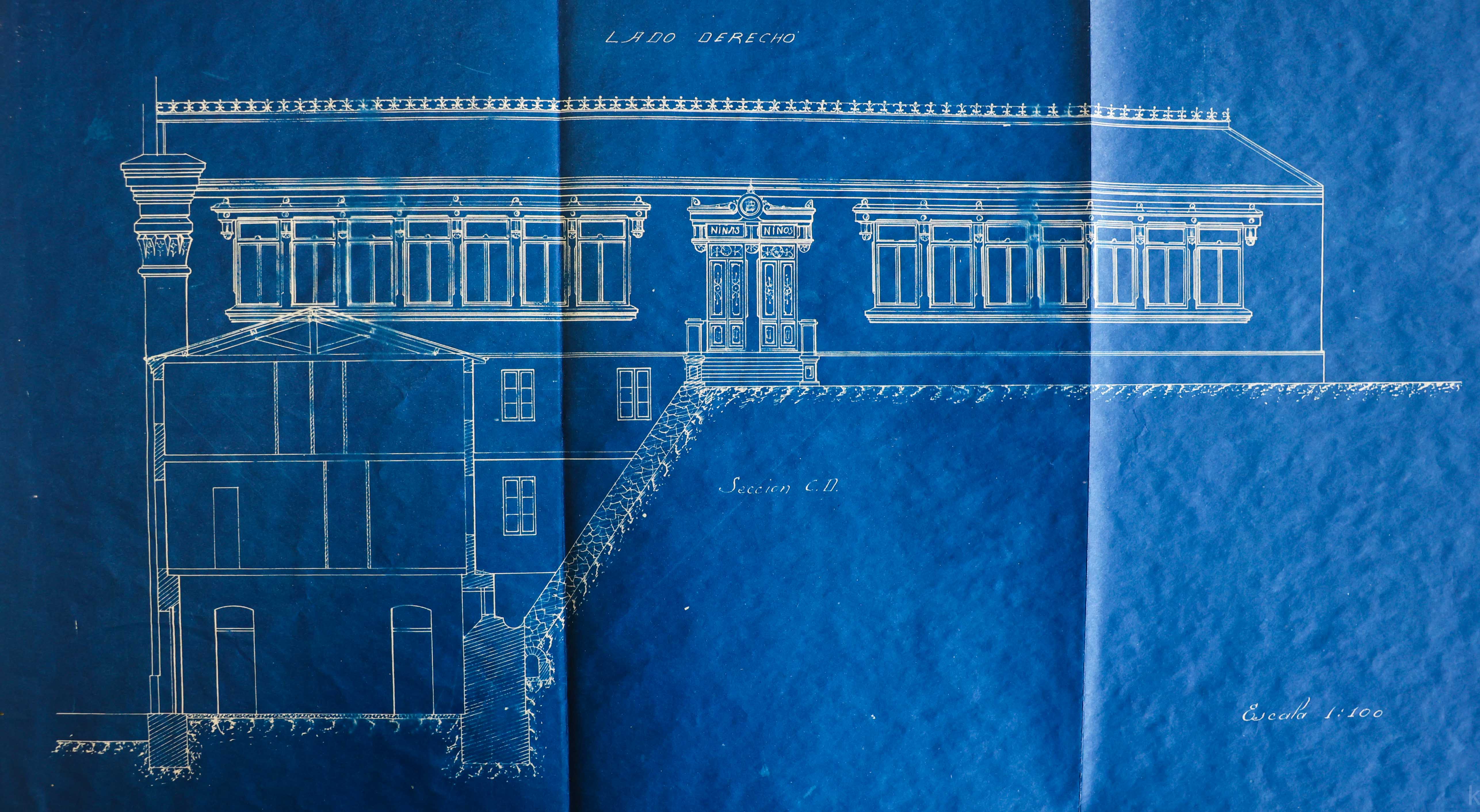 1 Planos de las Escuelas de Bolueta 1901-6
