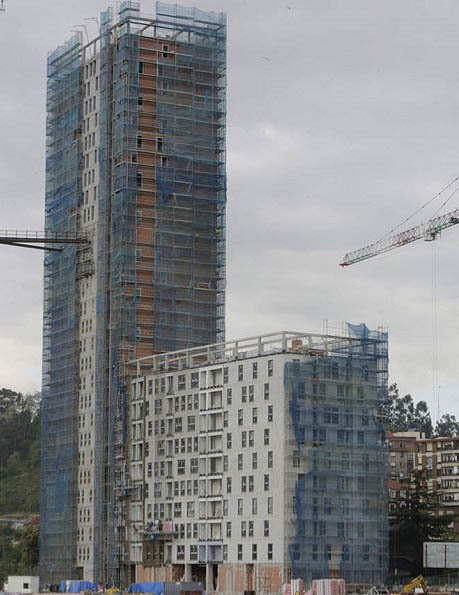 Bolueta-Torre en construcción, fase 2