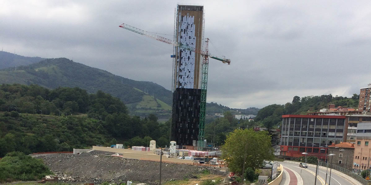 Bolueta-Torre en construcción, fase 3