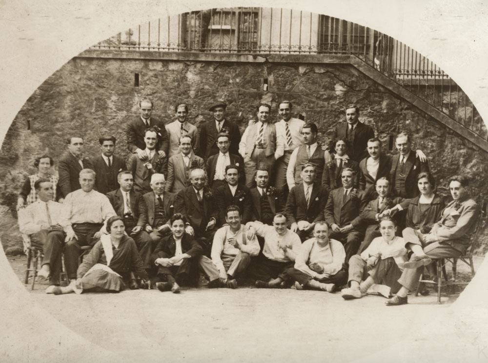 Соmроnentes de la Sdad. Recreativa del callejón de Allende