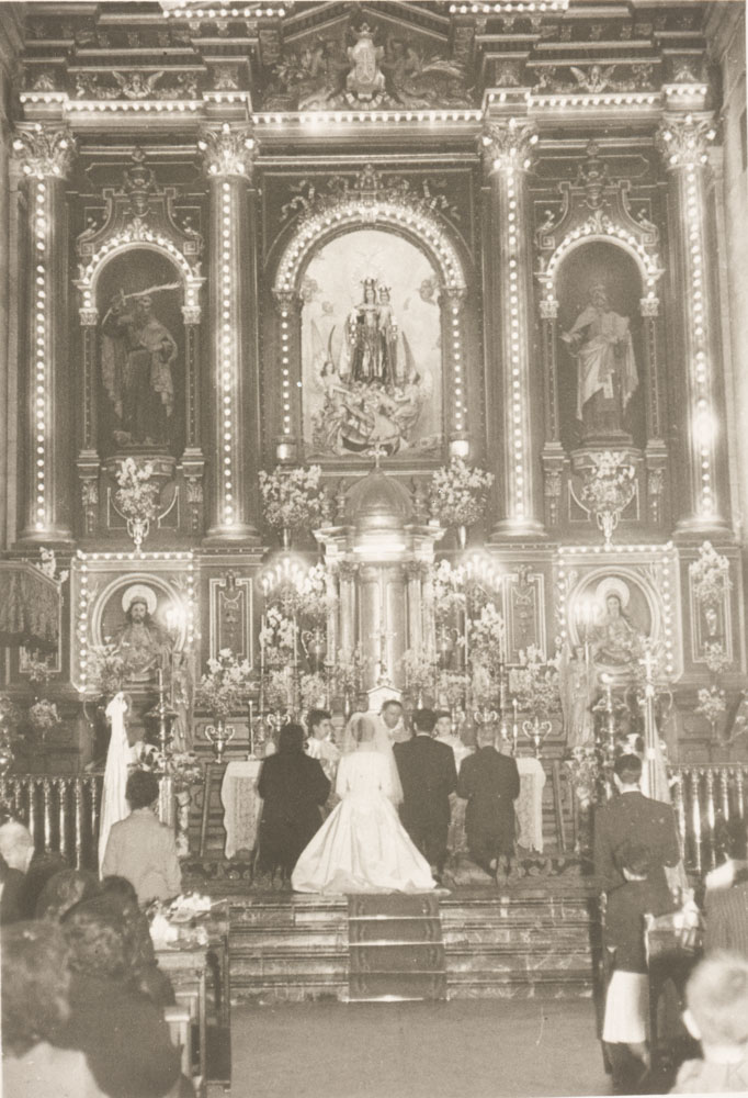 Altar Mayor del Carmelo de Begoña anterior a la reforma efectua