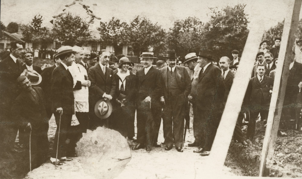 Unión Begoñesa. Primera piedra de la Unión Begoñesa