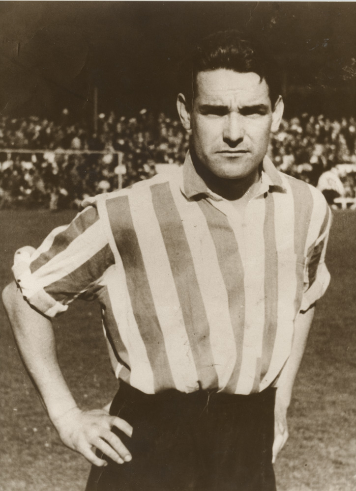 Jesús Garay, vecino de Santutxu y jugador del Athletic. (1930-1