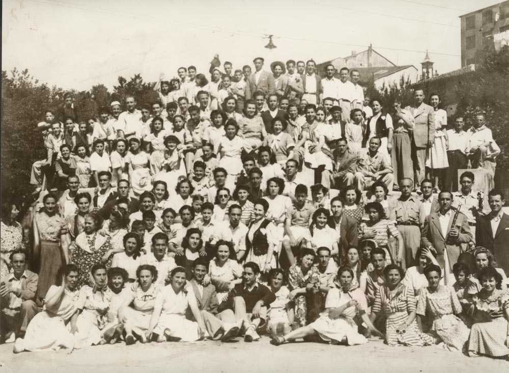 Excursión de la Barriada Unión Begoñesa. 1953
