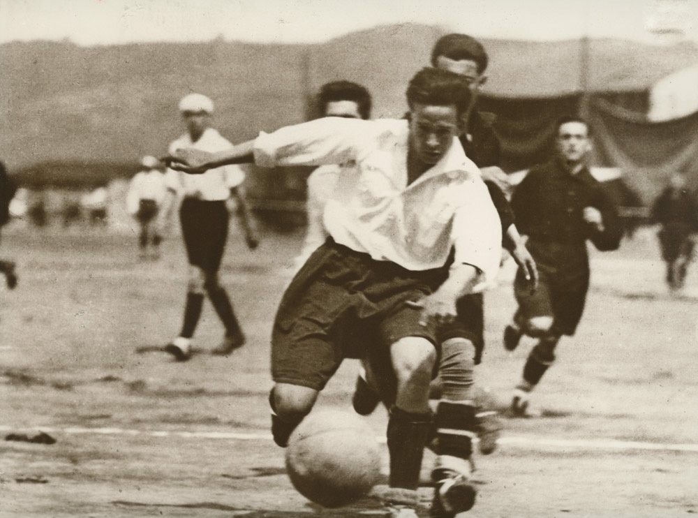 Inauguración del campo Landa Orlegui. Celebración del primer