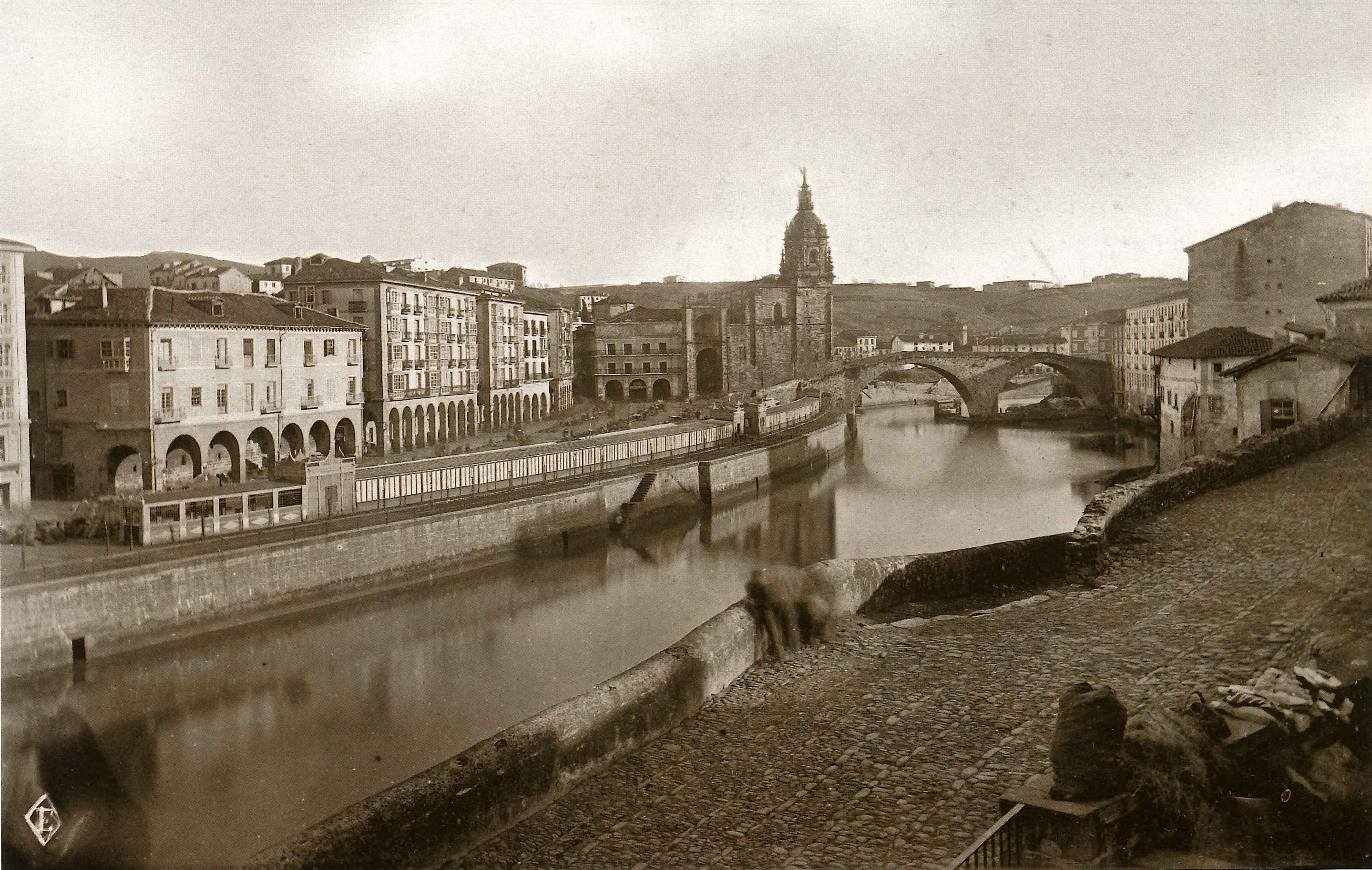 San Antón desde Marzana 1865. Foto. Pedro telesforo de Errazquin 1860-1895